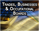 Trades, Businesses & Occupational Boards